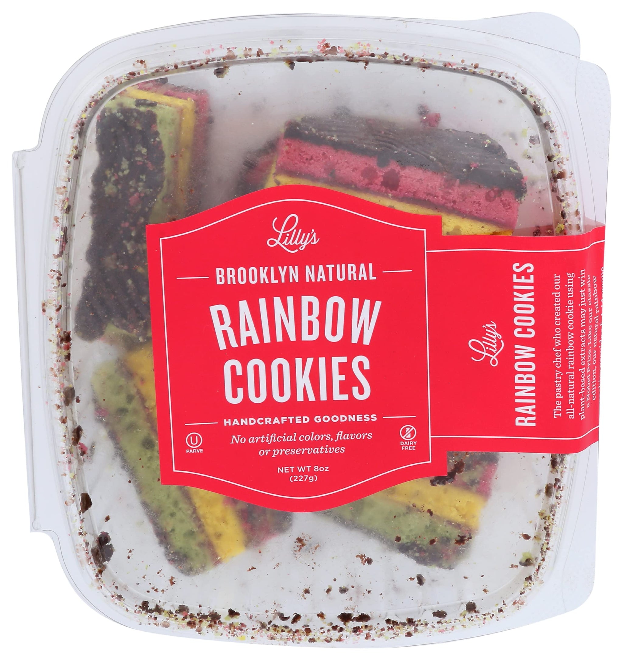 LILLYS HOMESTYLE BAKE SHOP Rainbow Cookie, 8 OZ