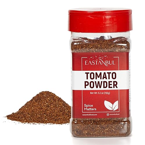 Eastanbul Tomato Powder, Tomato Powder For Cooking, Ground Pure Dried Seasoning, Flavor Enhancing%100 Natural, Everyday Use, Top Culinary Grade