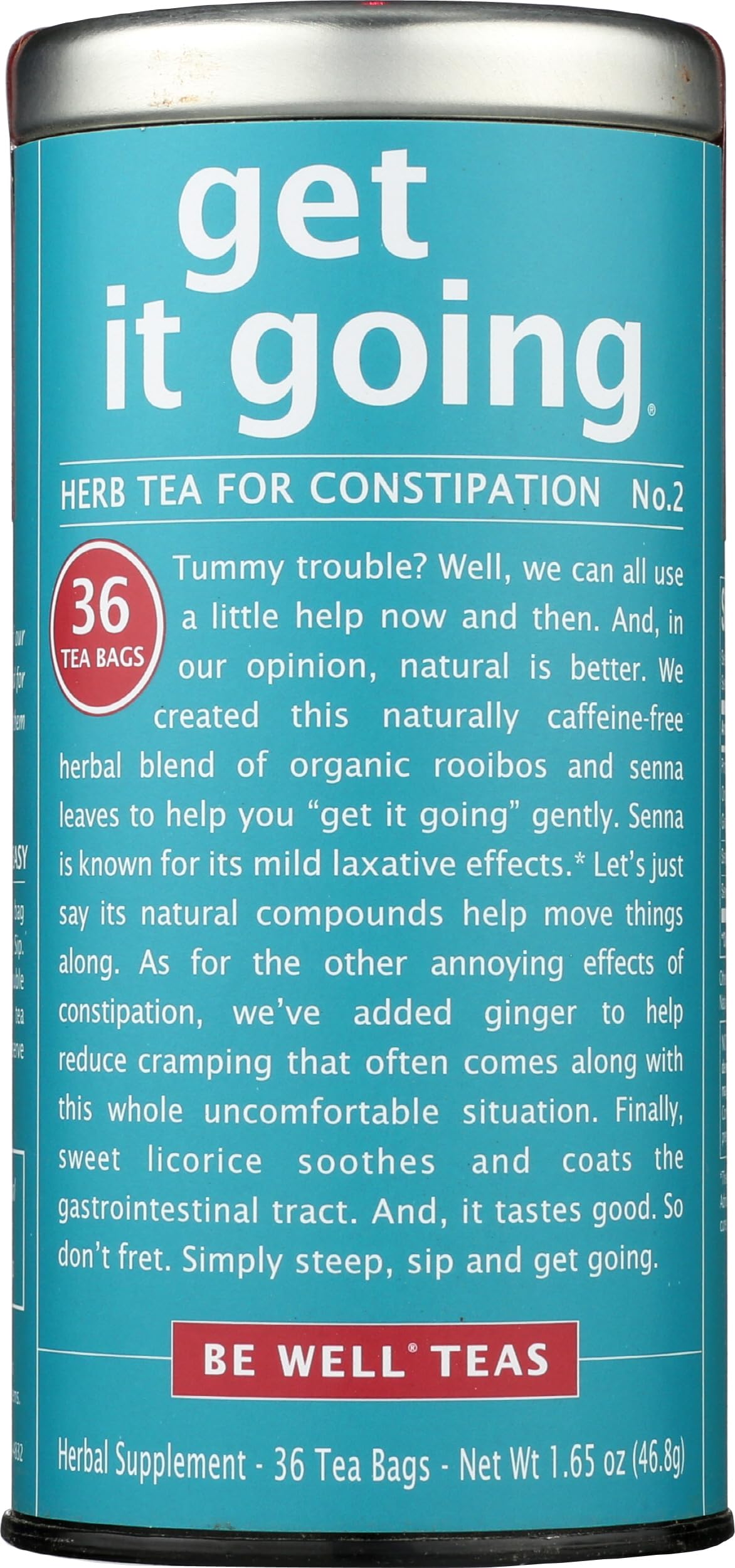 The Republic of Tea, Get It Going Tea, 36-Count