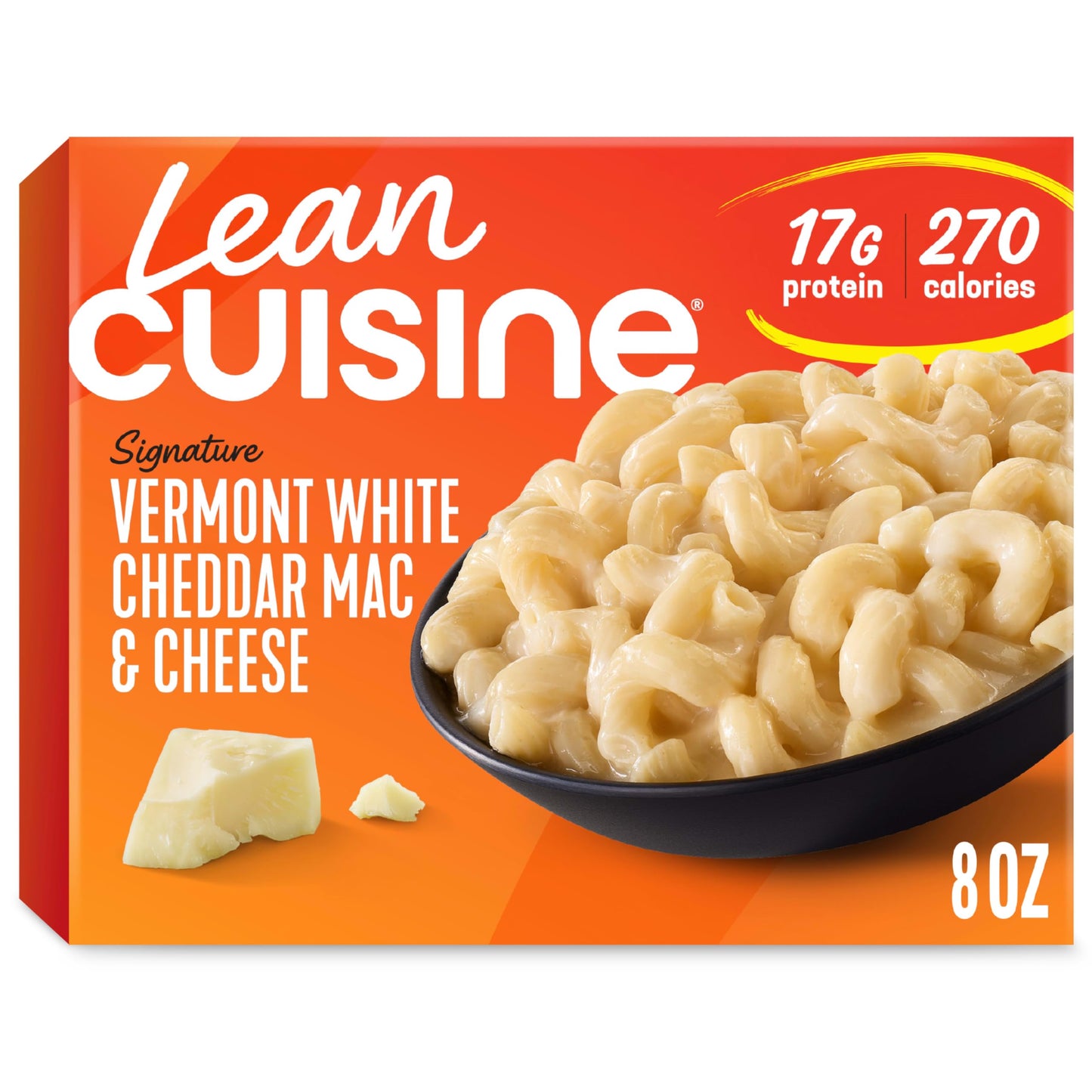 Lean Cuisine Signature Vermont White Cheddar Mac & Cheese, Frozen Meals 8 oz
