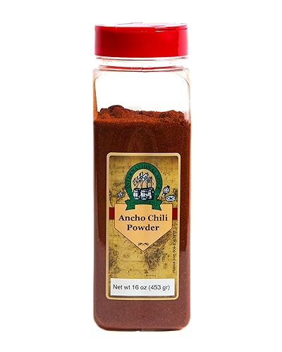 International Spice Premium Gourmet Spices- ANCHO CHILI POWDER-: 16 OZ