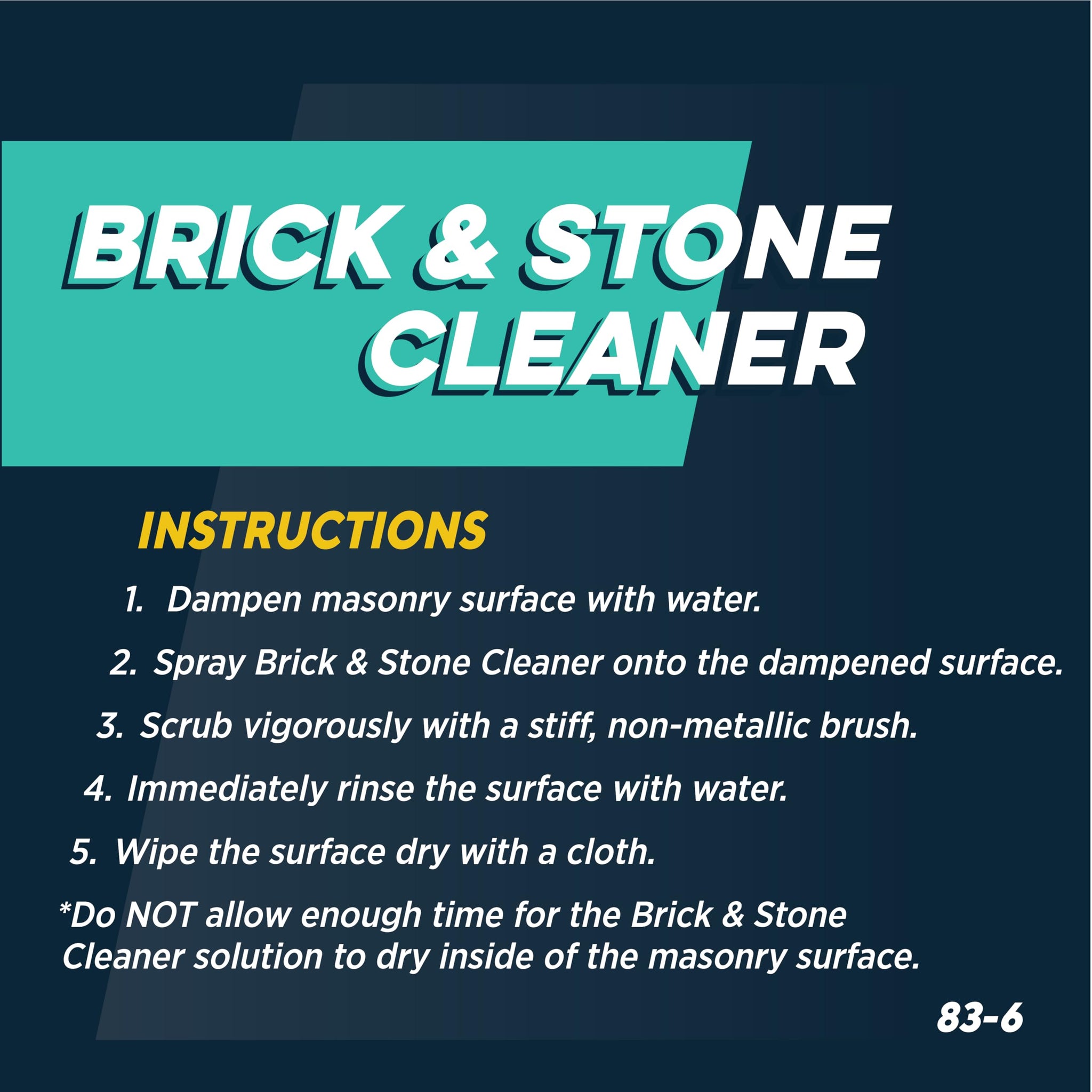 Rutland Brick and Stone Cleaner for Fireplace, Fire Brick, Terracotta, Marble & Porous Masonry - Non-Abrasive Industrial Emulsifier Cleaning Solution