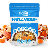 Tidbit Premium Trail Mix with Tropical Dried Papaya, Pineapple, Cranberries, Banana & Coconut Chips - Healthy Trail Mix Fruit Snack Mix for Natural