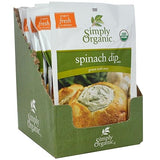 Simply Organic Spinach Dip Mix, Certified Organic, Gluten-Free | 1.41 oz