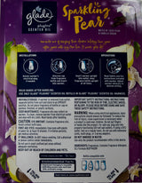 Glade Plugins Sparkling Pear Scented Oils, 2 Warmers + 6 Refills