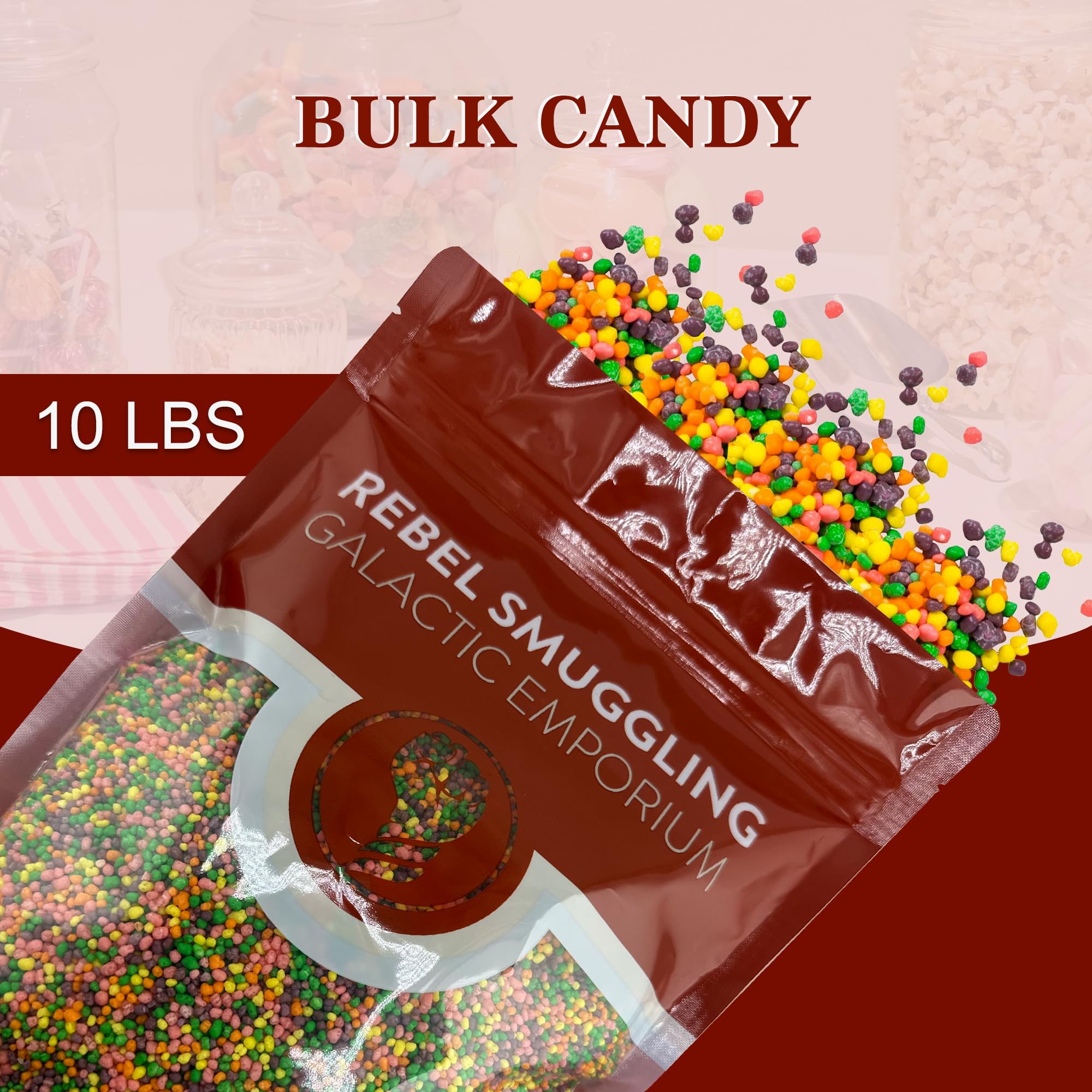 MIni Candy Pebbles Bulk 10 LB Bag by Rebel Smuggling Galactic Emporium.