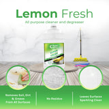 Hygea Natural Lemon Fresh Concentrated All Purpose Cleaner - Non Toxic - Removes Soil, Dirt & Grease - Wet Gloss Finish - Biodegradable, pH-Neutral