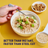 COACH'S OATS Organic Whole Grain Oatmeal 3 lbs | Cracked n’ Toasted | Quick-Cooking, Steel Cut Texture | Heart-Healthy, Delicious Breakfast |