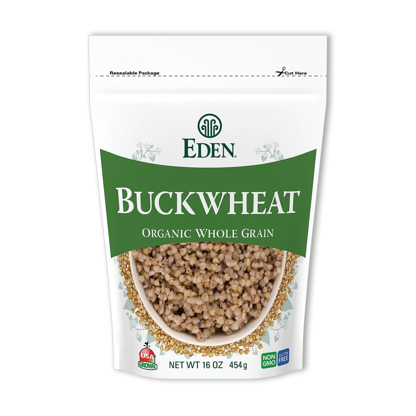 Eden Foods Organic Buckwheat Hulled Whole Grain, 16 OZ