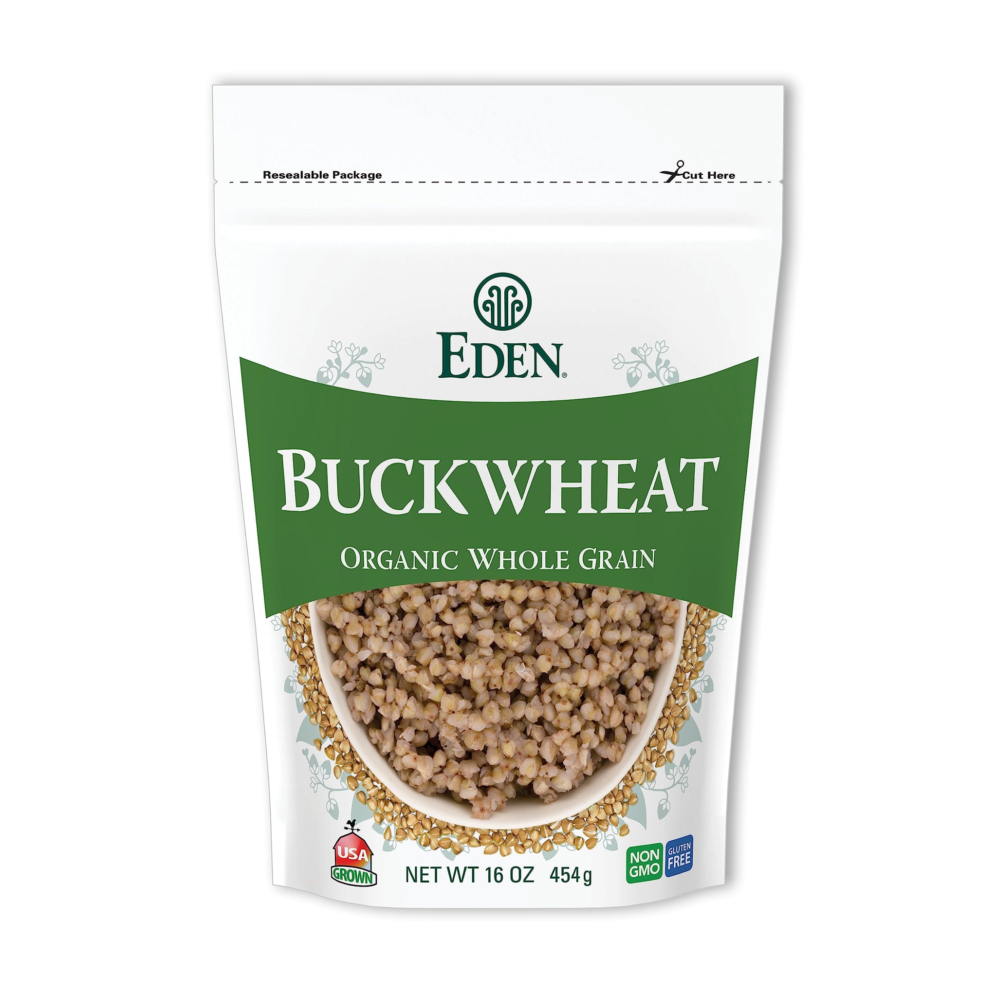 Eden Foods Organic Buckwheat Hulled Whole Grain, 16 OZ