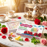 HazerBaba Assorted Turkish Delight Candy, Rose, Lemon, Mint 16oz(Pack of 1)