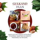 Aryaa Organic Gulkand Paan l 8.75oz (250g)| Herbal Tea & Digestive Snack | | Shredded l 100% Natural, Vegan, Gluten-Friendly | Sound-Infused, Non-GMO