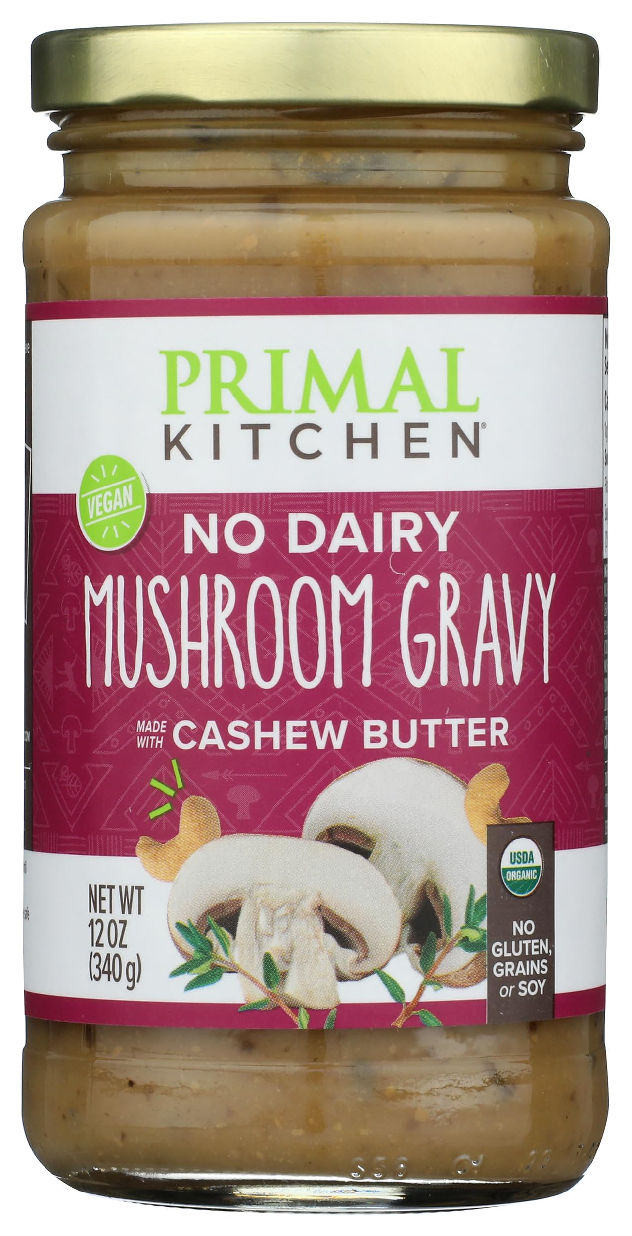 Primal Kitchen Organic Mushroom Gravy, 12 OZ