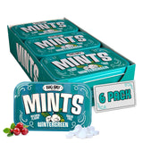Big Sky Sugar Free Wintergreen Mints - 50 Count Tin (Pack of 6) | Kosher Certified, Vegan Wintergreen Candy | Aspartame & Gluten Free, Natural Breath