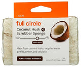Full Circle Cleaning Products Cleana Colada Heavy Duty Coconut Scrubber Sponges 2ct, 2 CT