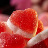 Ceres Gourmet Heart Shaped Gummy Candy 24 Pack (2.82 oz Each), Strawberry Flavored Soft Chewy Gummi Hearts, Bulk Fruity Gummies and Candies