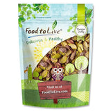 Food to Live Pistachios, Halves and Pieces, Roasted and Salted, 8 Ounces - Crunchy, Delicious, and Nutrient-Rich Snack, High in Protein and Fiber