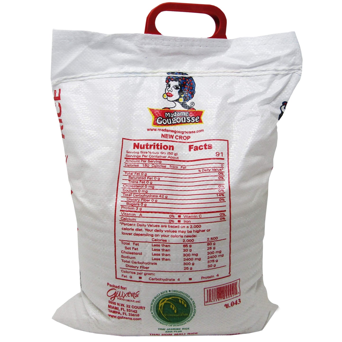 MADAME GOUGOUSSE JASMINE RICE 10lbs