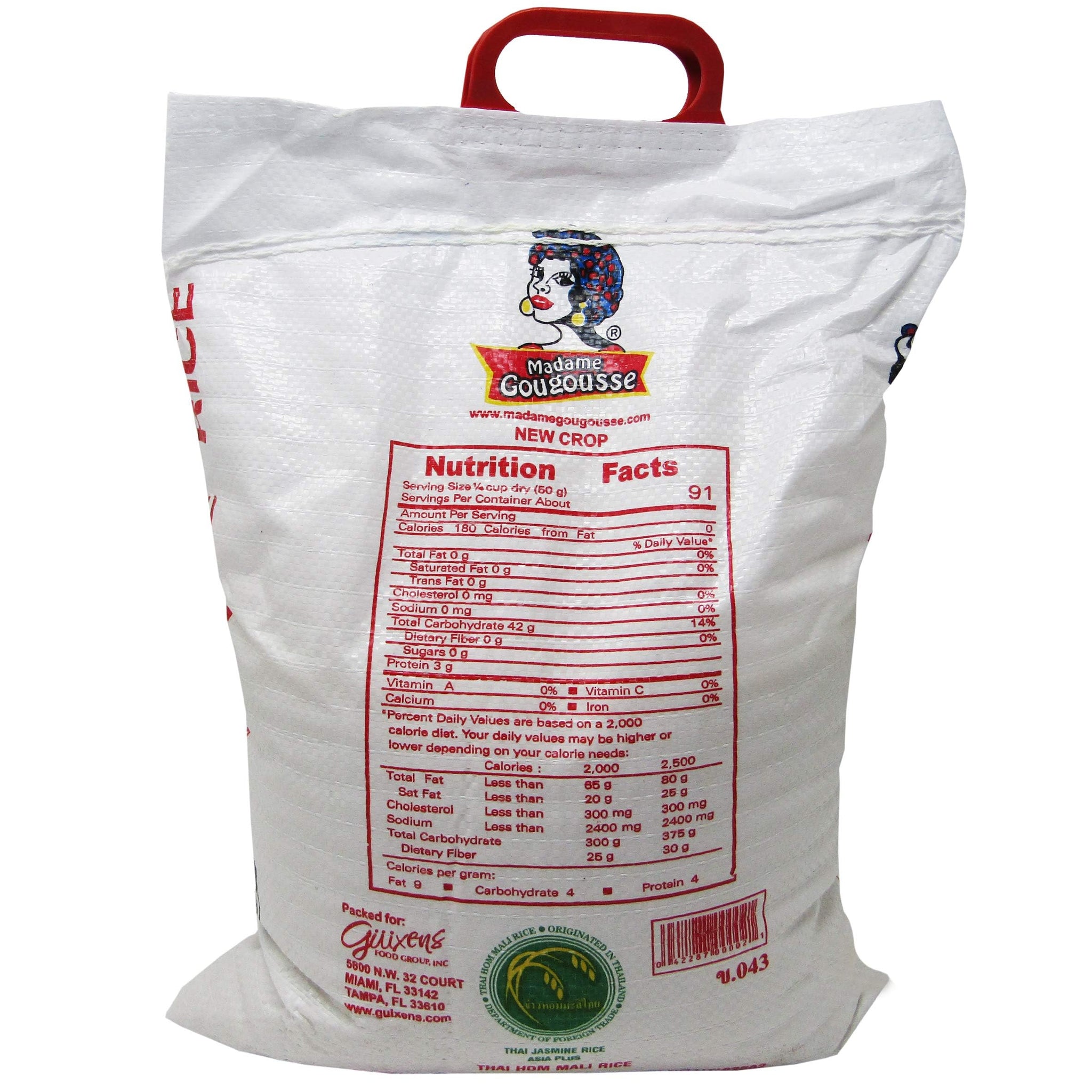 MADAME GOUGOUSSE JASMINE RICE 10lbs
