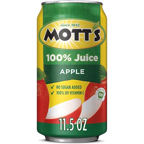 Mott's 100% Original Apple Juice, 11.5 fl oz can (Pack of 24)