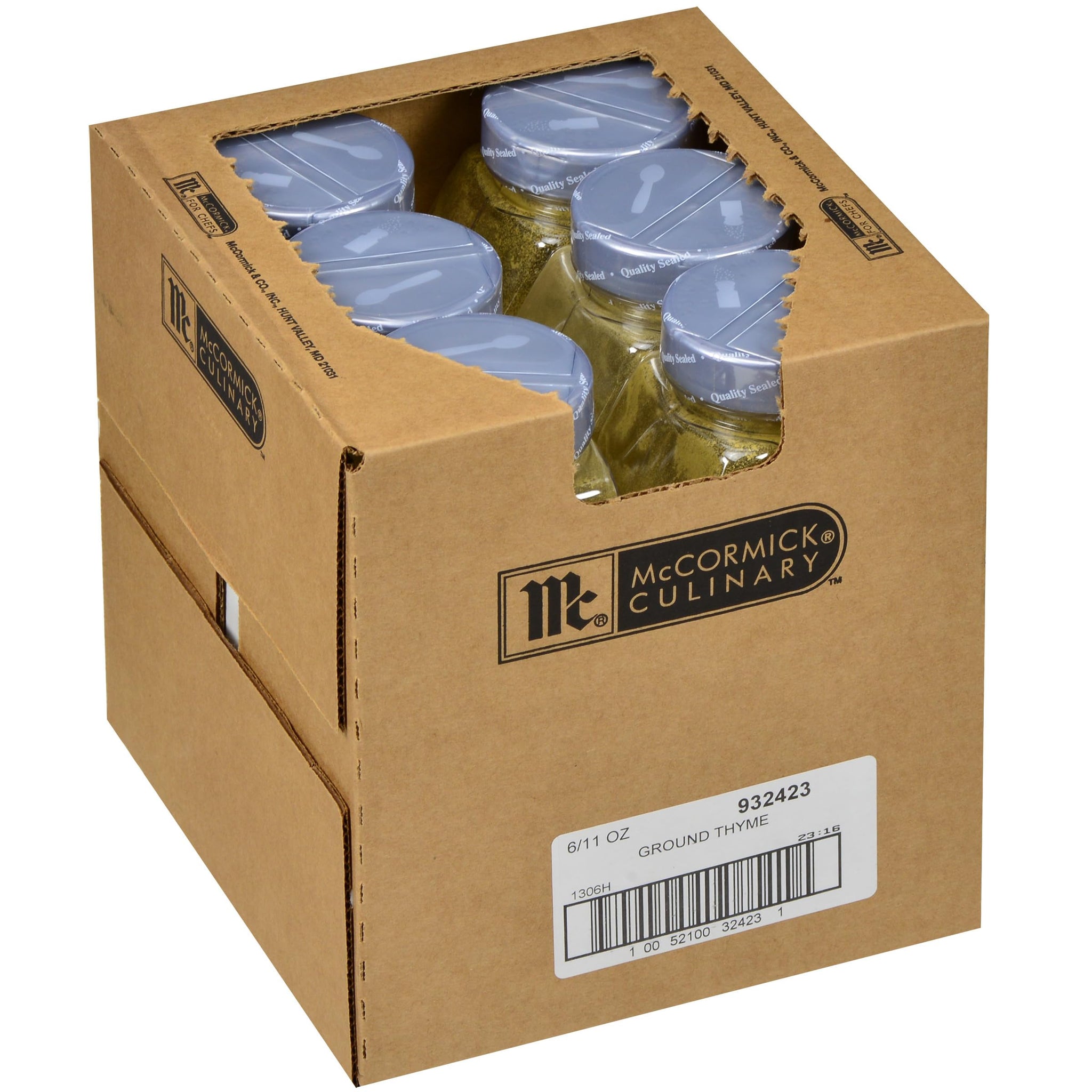 McCormick Culinary Ground Thyme, 11 oz (Pack of 6)