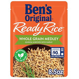 BEN'S ORIGINAL Ready Whole Grain Medley Pouch Quinoa & Brown Rice with Garlic, 8.5 oz.