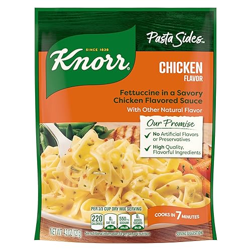 Knorr Pasta Sides Chicken Fettuccine For Delicious Quick Pasta Side Dishes 4.3 oz