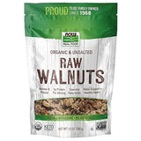 NOW Foods, Certified Organic Walnuts, Raw and Unsalted, Halves and Pieces, Good Source of Protein and Healthy Fatty Acids, Certified Non-GMO, 12-Ounce
