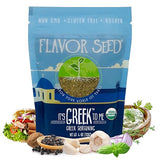 Organic Greek Seasoning Blend - It's Greek To Me by Flavor Seed, Mediterranean Herbs & Spices for Gyro, Tzatziki & Kebab, Carnivore & Keto Friendly, 4