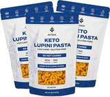 Aviate Keto Pasta Elbows - Low Carb (3g Net) Lupini Noodles, High Protein (20g), Gluten-Free, Made with Lupin Flour, Plant Based Vegan, Keto-Friendly