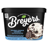 Breyers Frozen Dairy Dessert For a Frozen Treat Double Cookie Crumble Made with 100% Grade A Milk & Cream 48 oz