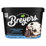 Breyers Frozen Dairy Dessert For a Frozen Treat Double Cookie Crumble Made with 100% Grade A Milk & Cream 48 oz
