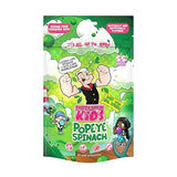 Popeye’s Spinach Sugar Free Gum by Bubblegum Kids | Topical Fruit Flavor, Sugarless Gum with Xylitol | Vegan, Low Calorie Candy for Kids & Adults |