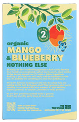 SOLELY - Organic Mango & Blueberry Whole Fruit Gummies (5 Bags per Box, 8 boxes) - Real Fresh Fruit - Healthy Snacks for Adults & Kids - Non-GMO