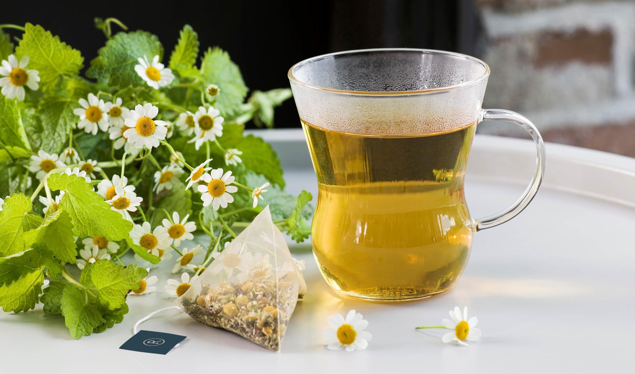 Revolution Tea® German Golden Chamomile Tea Bags Herbal Tea Bags [The Original] - Help German Chamomile & Lemon Balm Herbal Tea - 50 Bags