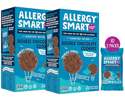 Allergy Smart Double Chocolate Cookies, 140 GR