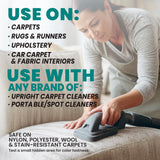 Uncle Todd's Carpet Cleaner Powder for Machines | Makes 30 Gallons of Carpet Cleaner Solution | Enzyme Formula Carpet Deodorizer | Removes Pet Odors