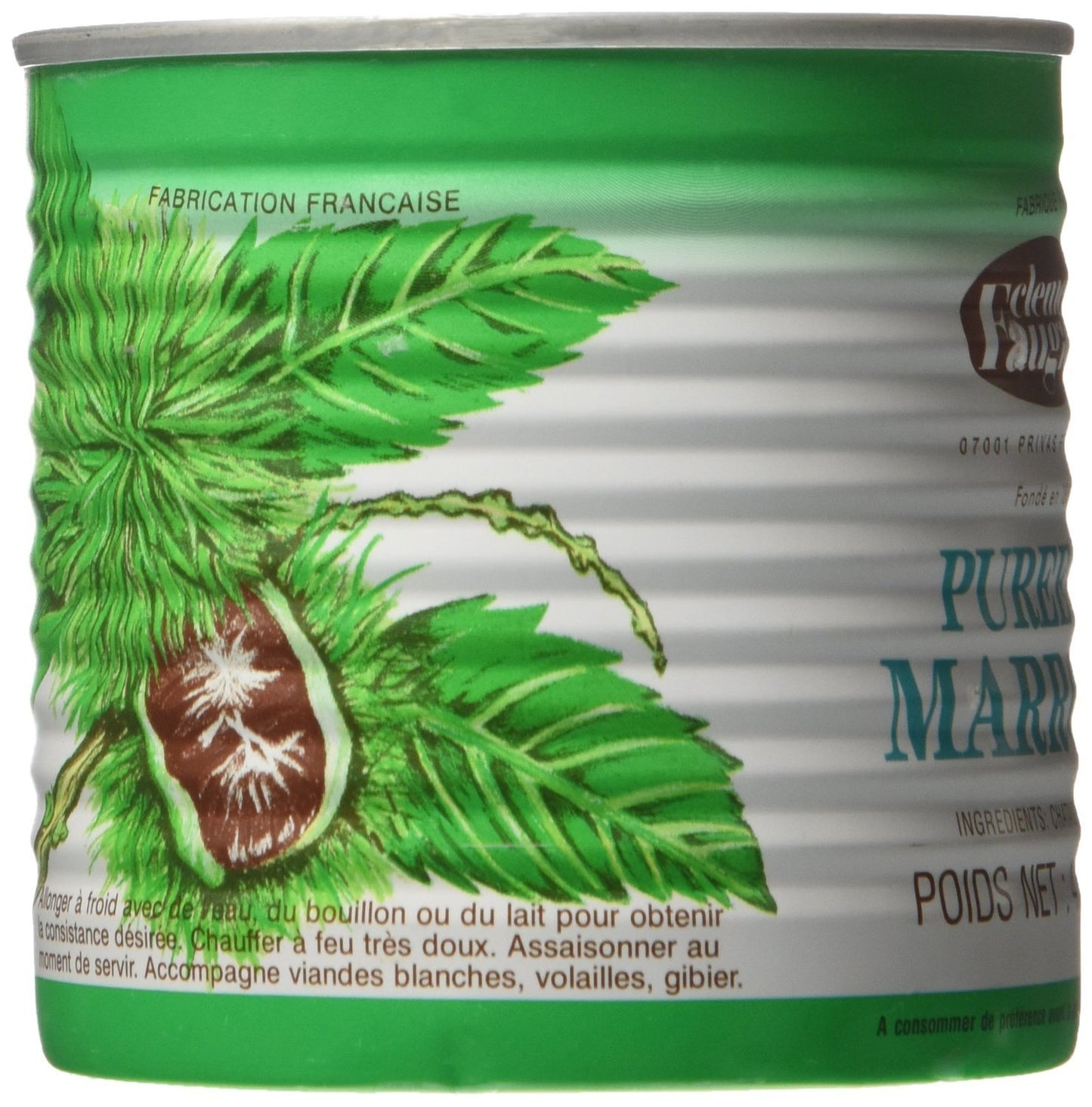 Clement Faugier Chestnut Puree From Ardeche- 15.5 Oz. pack of 3