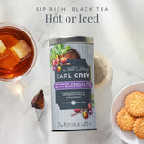 The Republic of Tea - All Day Earl Grey Whiskey Vanilla Fig Black Tea, Naturally Caffeinated, 36 Tea Bags