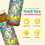 Arizona Tea, Premium Brewed Lemon Bottled Tea, 16 Fl Oz (Pack of 12)