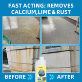 500ml Heavy-Duty Marble & Granite Cleaner -Yellowing & Limescale Remover for Tile, Concrete & Natural Stone - Restores Shine for Bathroom, Kitchen