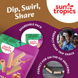 Sun Tropics CocoRolls Salted Caramel Flavor 4 oz | Crisp Rolled Wafer Cookies, Coconut Rolls Made With Pure Coconut Cream | Gluten Free & Dairy Free