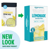 Amazon Grocery, Lemonade Drink Mix, 10 packets, 1.4 Oz