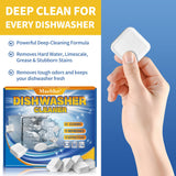 Dishwasher Cleaner and Deodorizer Tablets - 24 Pack, Natural Heavy Duty Deep Cleaning Descaler pods, Compatible with All Dish washer Models, Removes
