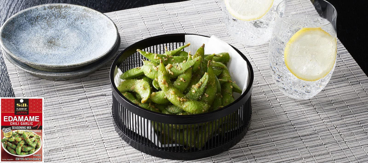 Wasabi Garlic Edamame Seasoning Mix 24g