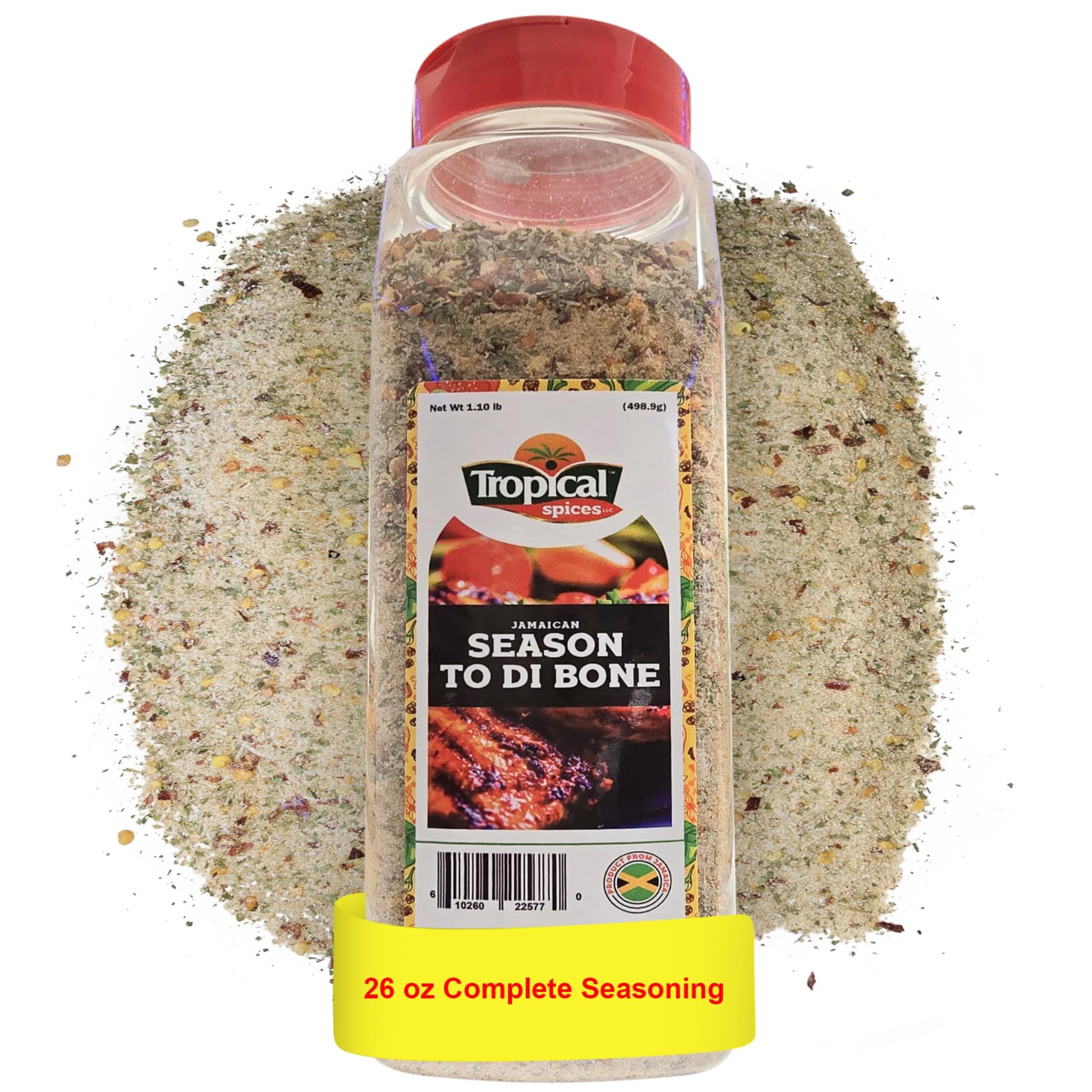 Tropical Spices Season to di Bone Complete Seasoning (26 oz)- Freshly Ground Powder Made from Finest Natural Ingredients, All Purpose Seasoning