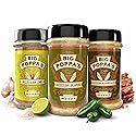 Big Poppa’s Jallelujah Seasoning Set - Gourmet Spice Trio with Jalapeño, Jalapeño Bacon & Lime Rubs - Seasonings for Chicken, Pork & More - Ultimate