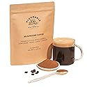 Mushroom Coffee by Bloomable Premium Instant Coffee with Lion's Mane, Reishi, Chaga Mushroom Extracts | Improve Focus, Memory, & Immunity | 30
