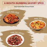 52USA Szechuan Peppercorns, Authentic Sichuan Peppercorns 8OZ, Mala Pepper, Unique Numbing, Essential for Mapo Tofu, Kung Pao Chicken, Asine Cusine