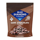Blue Diamond Almonds, Oven Roasted Dark Chocolate Flavored Snack Nuts, Plant-Based Protein and Fiber, Perfect for Events, Holidays, Parties